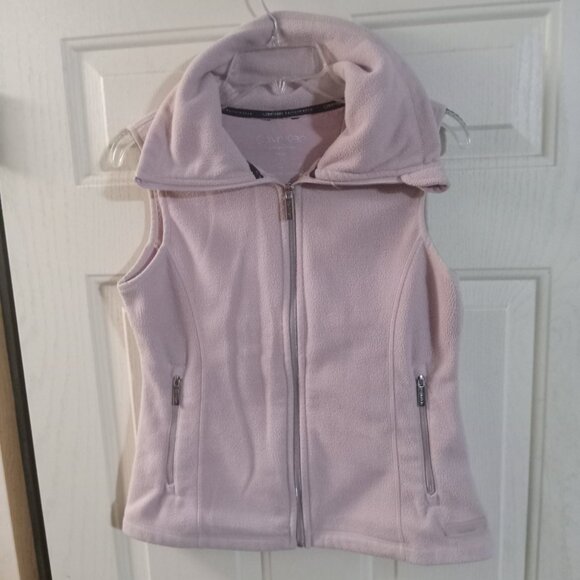 Calvin Klein Performance Women's Light Pink Fleece Vest Size S - Picture 3 of 9